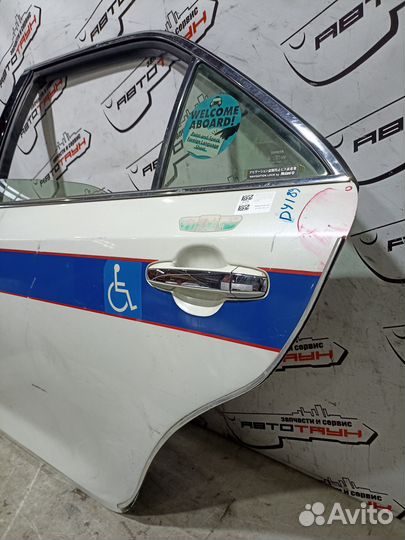 Дверь toyota daihatsu altis camry ACV51 ASV50 AVV50 AVV50N GSV50 6700433200 задняя левая белый DY189