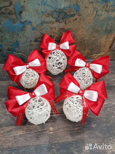 Елочные игрушки ручной работы