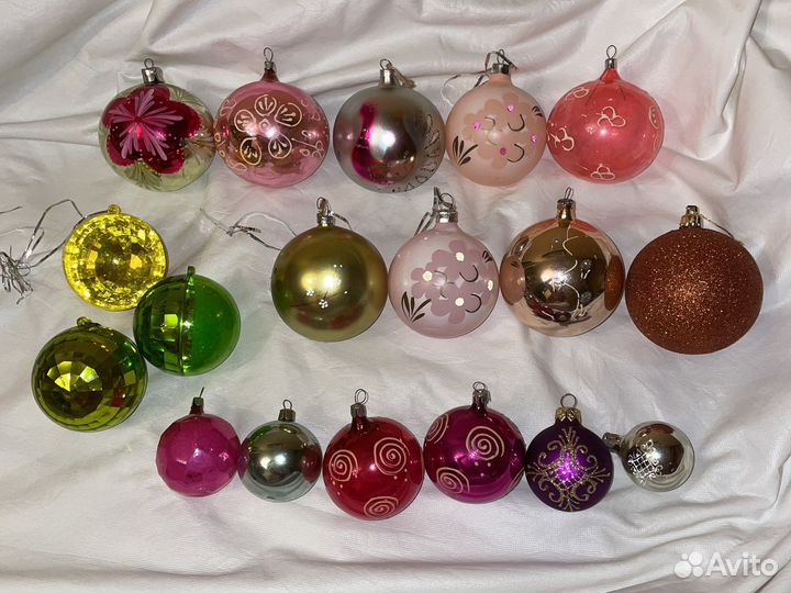 Шарики на ёлку СССР
