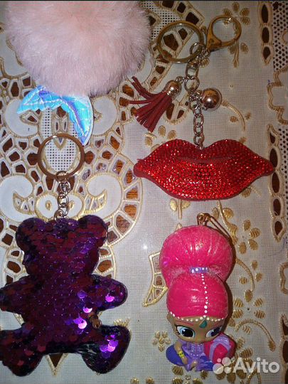 Брелоки новые, оригинальные