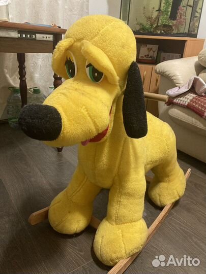 Детская игрушка качалка собачка