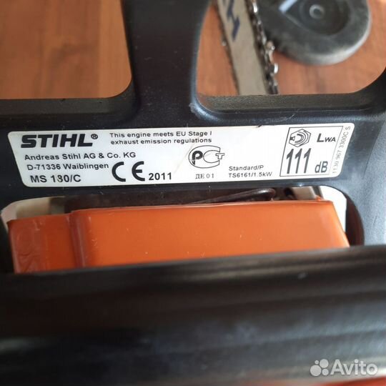 Бензопила stihl ms 180 бу