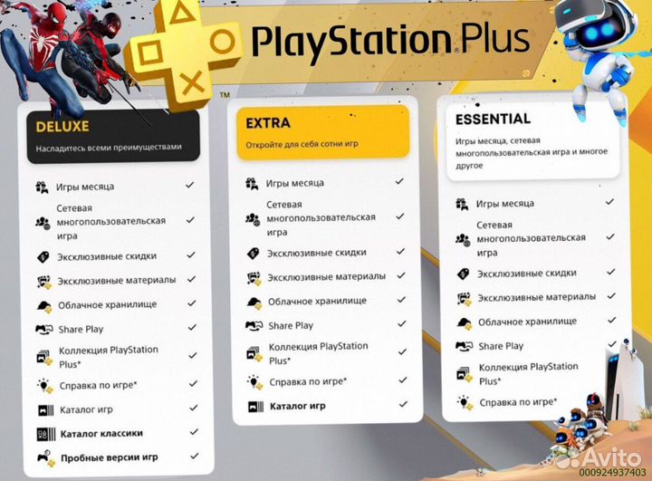 Подписка ps plus турция delux на ps5 ps4 (Арт.62714)