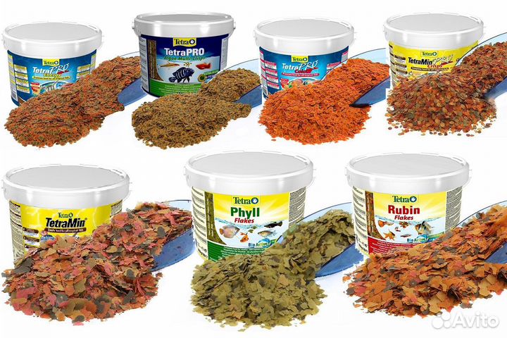 Корм для рыбок на вес Хлопья Чипсы Таблетки Гранул