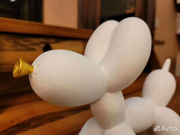242558 Статуэтка Balloon dog (матовый белый)