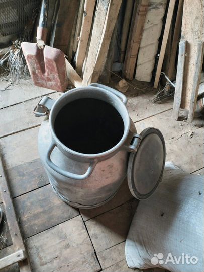 Фляга алюминиевая молочная