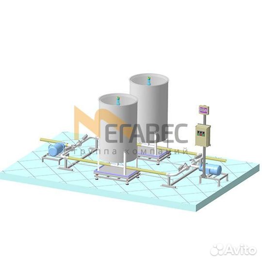 Весы для взвешивания молока всэ-600М в потоке