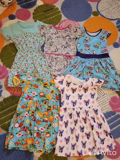Платья для девочки пакетом 116 р