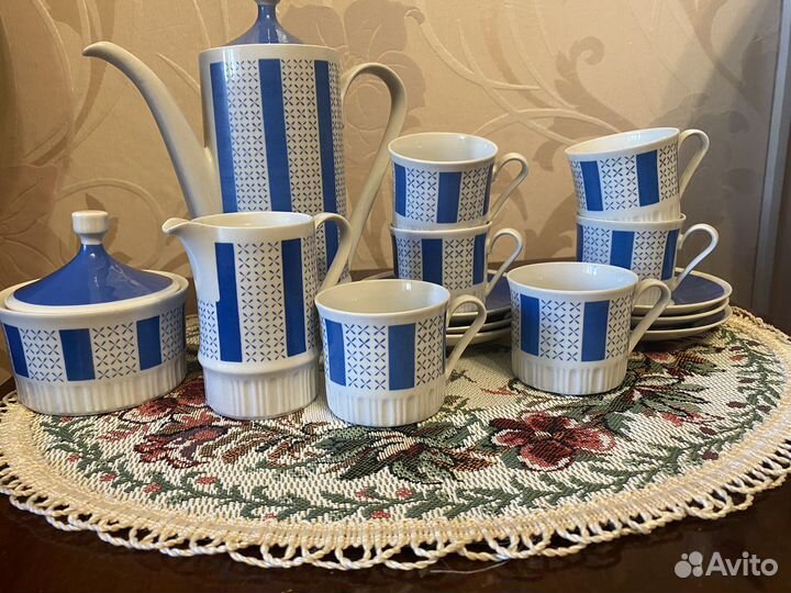 Сервиз кофейный Volkstedt ГДР
