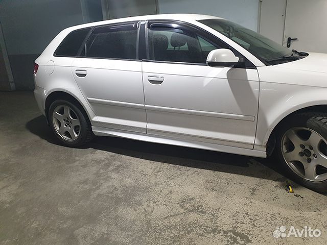 Накладки на пороги Audi A3 8P MK2 Sportback