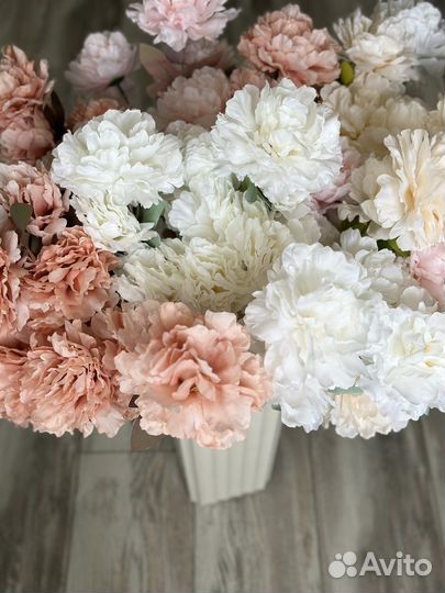 Пионы для напольной вазы Искусственные