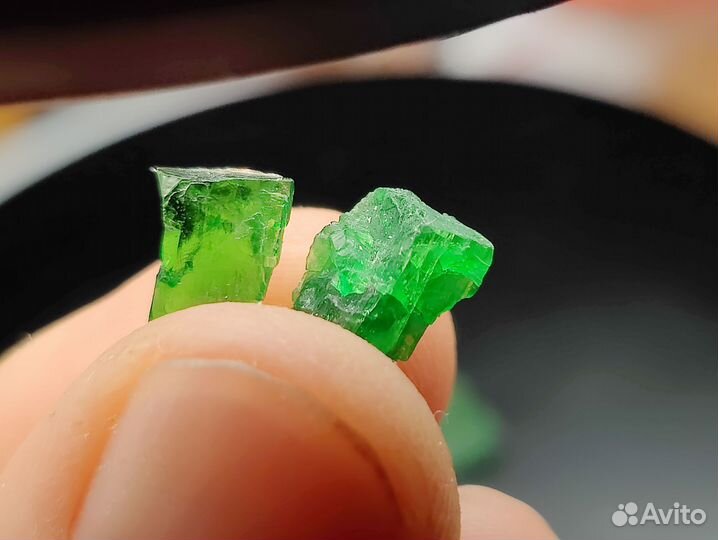 Хромдиопсид. Якутский изумруд