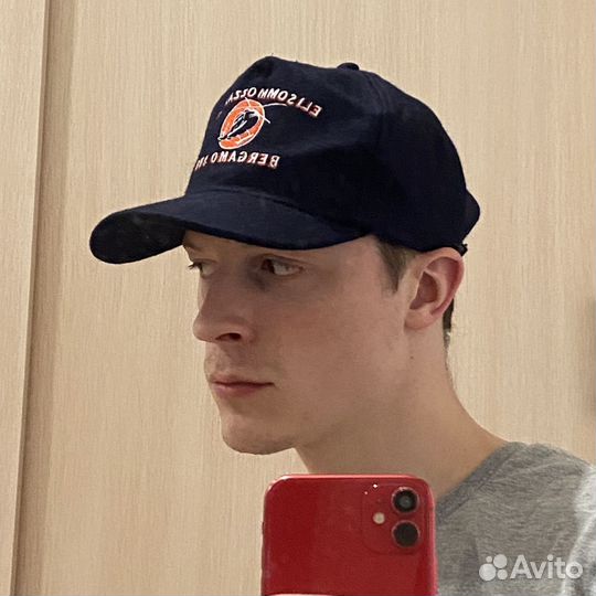 Винтажная бейсболка из шерсти. Италия