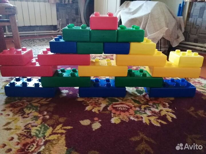 Кубики пластмассовые