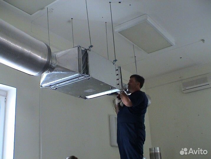 Монтаж систем вентиляции и кондиционирования