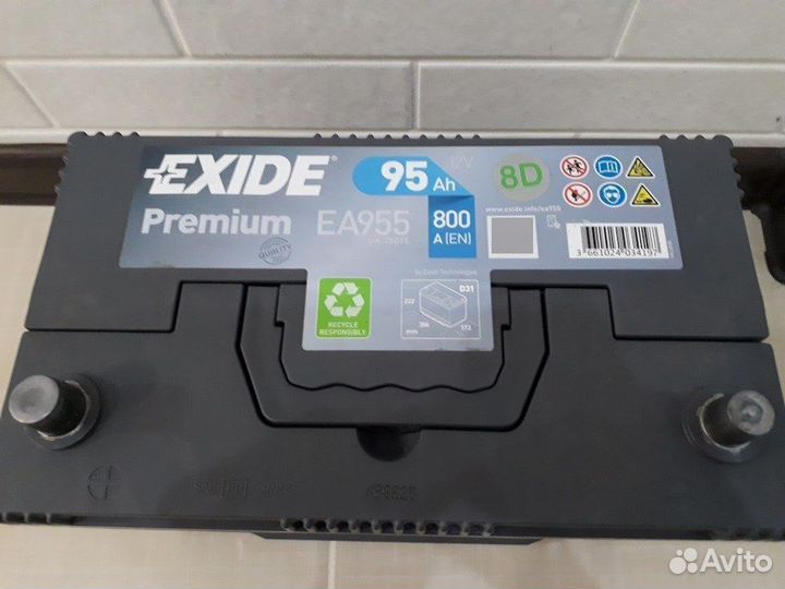 Аккумулятор Exide 95 Ah бу