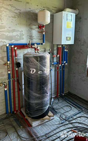 Монтаж отопления и водоснабжения, теплый пол