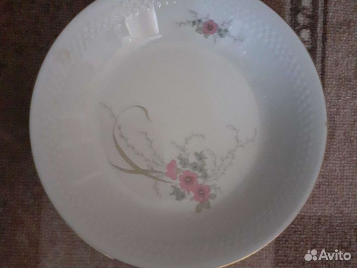 Суповые тарелки ГДР Кахла 6 штук