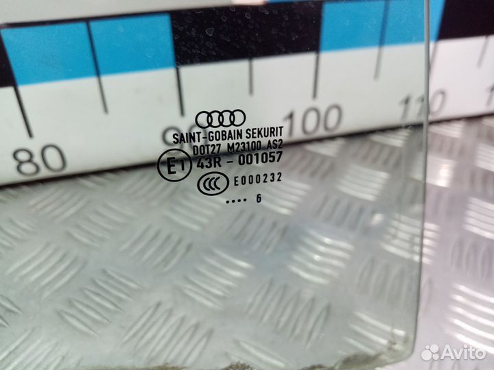 Б/У Стекло двери задней правой / седан Audi#006