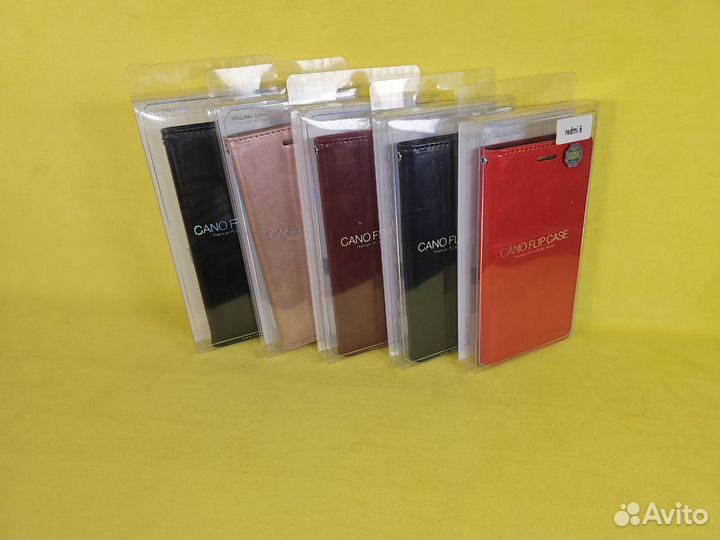 Книжка кожаная Xiaomi Redmi 6