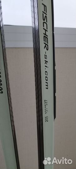 Беговые лыжи madshus и fischer, с палками и чехлом