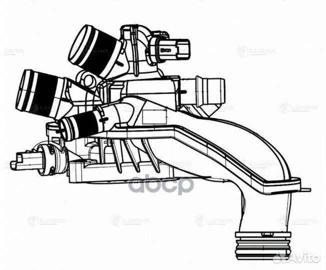 Термостат PSA C5 (08) /508 (11) 1.6i (с корпусом)
