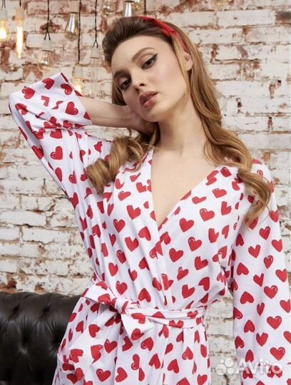 Халат домашний женский бу Mia Cara 42 44