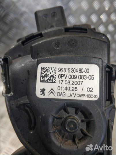 Педаль газа Peugeot 207 WC EP6DTS 2007