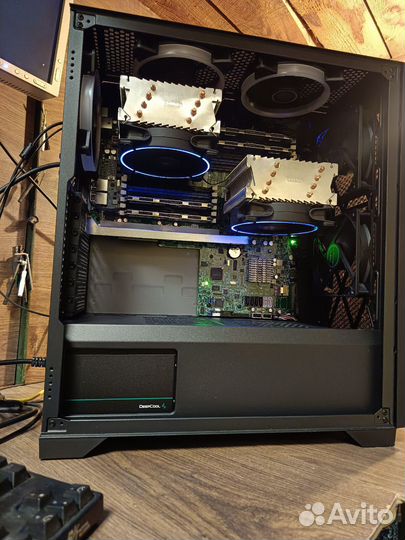 Сервер Supermicro 20ядер/40 потоков 128gb озу