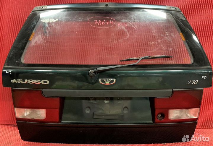 Крышка багажника SsangYong Musso FJ E20 6400005195