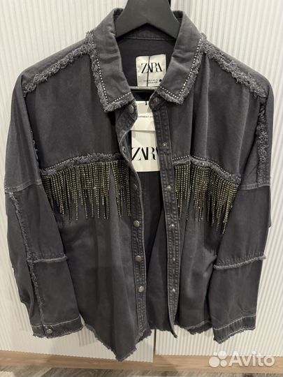 Джинсовая рубашка Zara