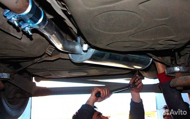 Ремонт глушителя Audi A3 2004-2008