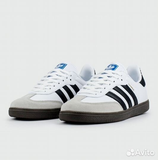 Кроссовки Adidas Samba OG Black / White new оригинальное качество