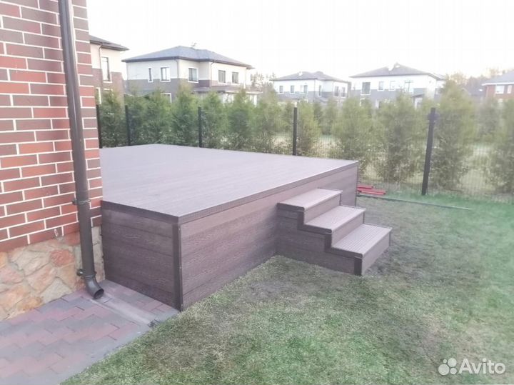 Террасная дпк доска