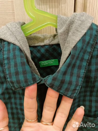 Benetton рубашка 140