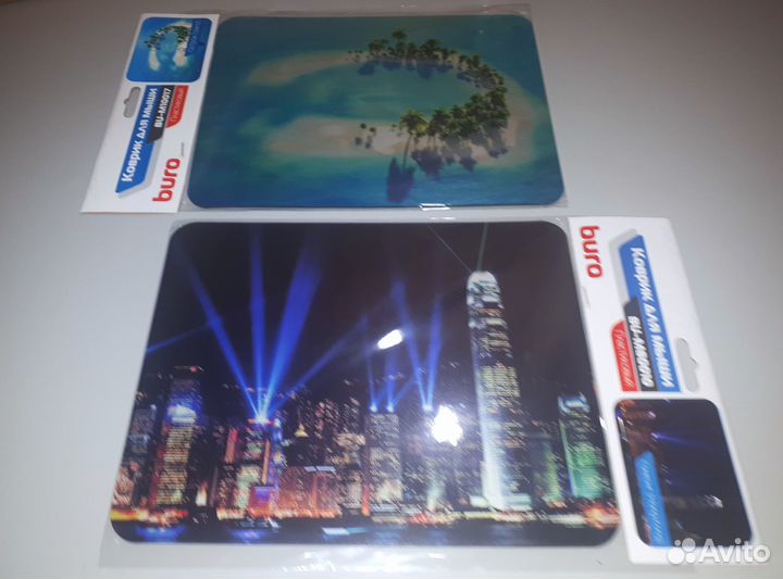 Новая Игровая Светодиодная Мышь +Коврик, 6-кнопок