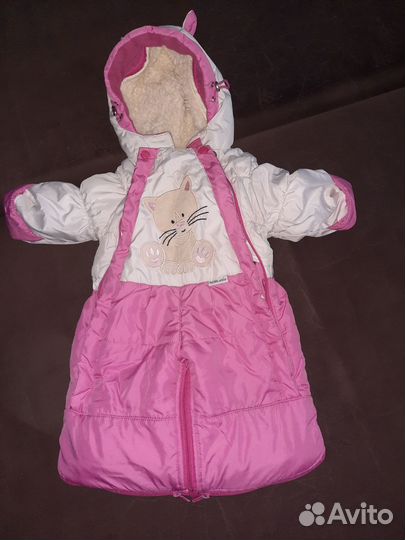 Комбинезон трансформер для девочки зимний