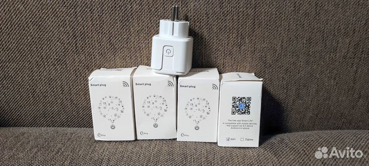 Умная Розетка WiFi 20A с измерением потребления