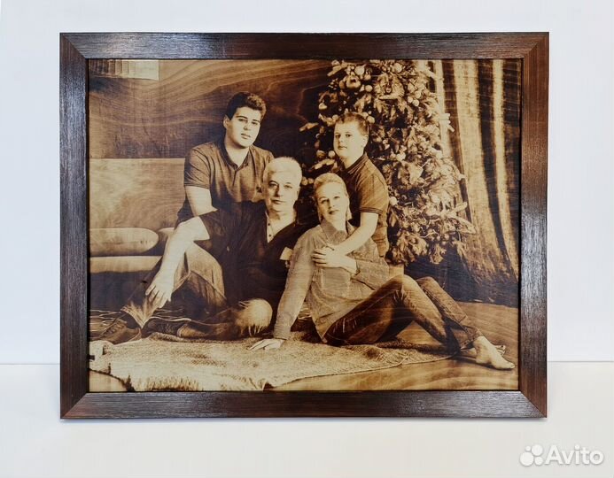 Портреты и картины по фото Пирография