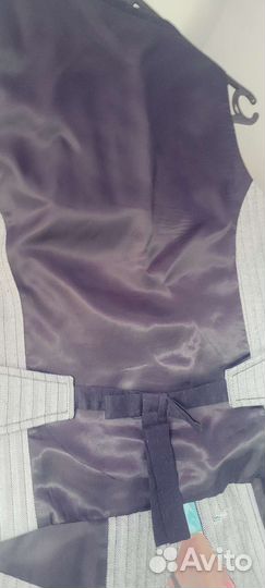 Галстук - бант, брошка Жилетка рубашка боди