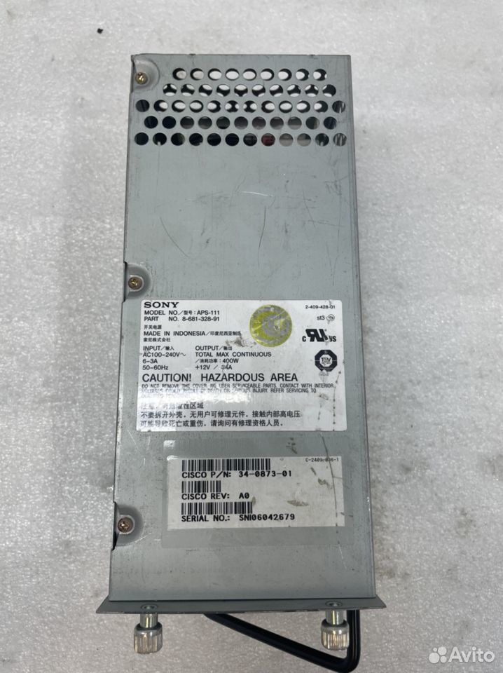 Блок Питания Cisco 400Wt (Sony APS-111)