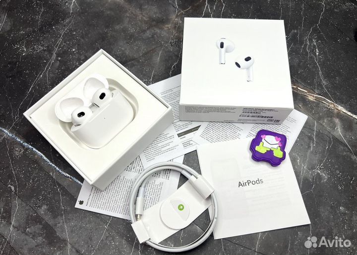 AirPods 3 NEW (гарантия + чехол)