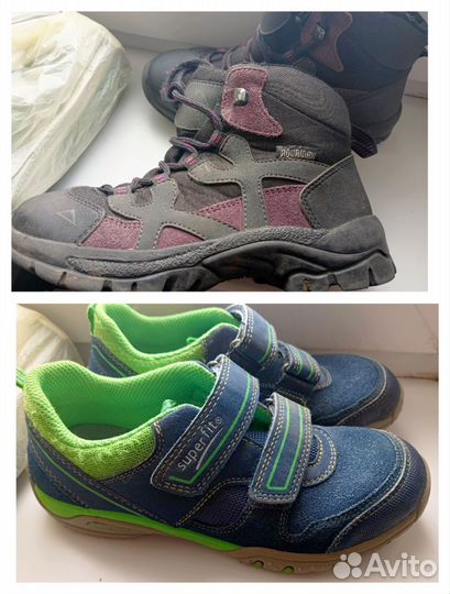 Ботинки зимние и кроссовки 34 р