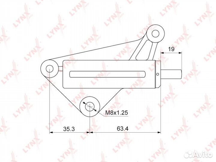 Натяжитель гидравлический / грм audi A4 1.8-1.8 95