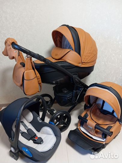 Коляска как новая,3 в 1 Adamex