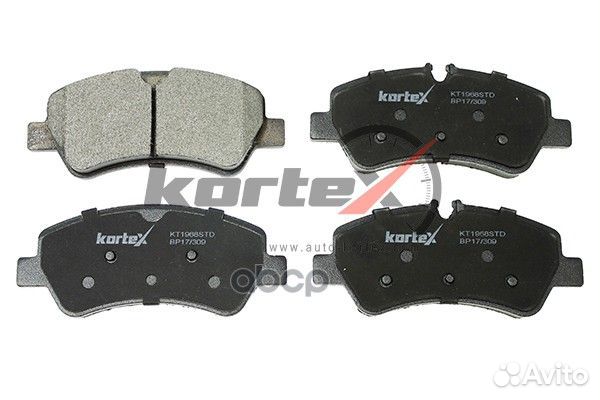 Колодки торм. ford transit 13- зад.к-т KT1968ST