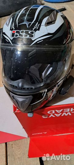 Шлем IXS с гарнитурой