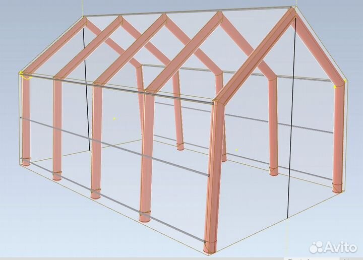 Мобильный бокс. Пневмокаркасное укрытие