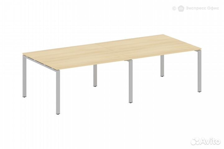 Стол для переговоров (2 столешницы) Metal system s