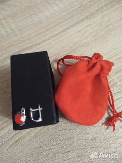 Серьги серебро